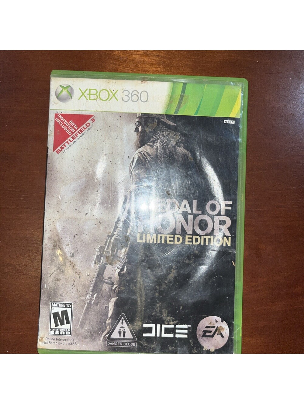 Medal of Honor -- Limited Edition - Xbox 360 - Worn Artwork. Tested. New Case